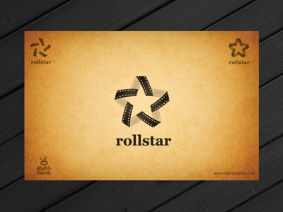 Rollstard actor movie ribbon roll star tv type