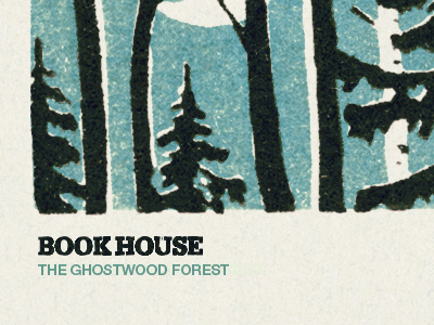 The Ghostwood Forest album cover graphic design illustration typography