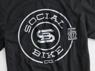 Social Bike Co. Shirt Concept apparel logo tshirt