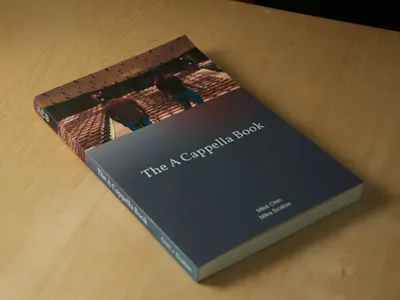 The A Cappella Book book cover matte print satin
