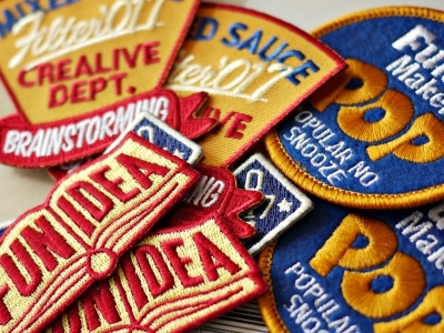 Filter017 POP Patch brand graphic design logo patch typography