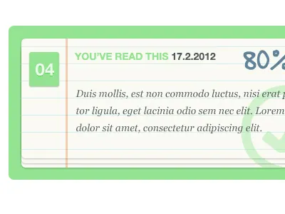 You've Read This! fighting dragons with pixels green icon orange paper percent