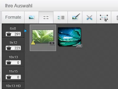 Printbasket add all cut crop listview basket dark design edit icons interface light pattern selected shop trololo ui warning
