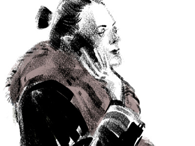 Sartorialist Sketch 1 digital life drawing sketch