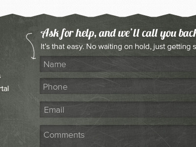 Sign Up Form email form hand drawn layers lobster texture