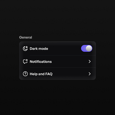 Settings design mobile app mobile design product design ui ux uxui