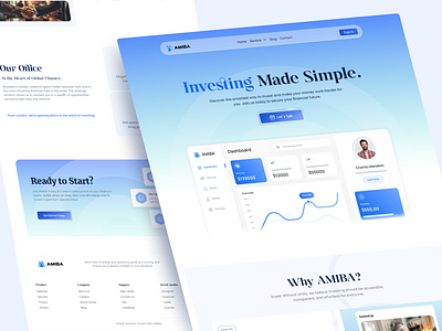 AMIBA – Modern Fintech Investment Platform UI/UX Design dashboarddesign designtrends fintechdesign fintechui investmentapp investmentplatform minimalistui modernui neumorphicdesign neumorphismui responsivedesign saasdesign uiux uiuxdesign userexperience uxinspiration webappdesign webdesign