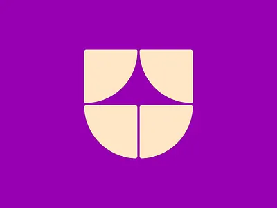 Geometric Emblem Design abstract emblem brand brand identity brand mark branding circles design element emblem emblem design geometric design geometric shapes graphic design logo logo design modern modern design purple background vector visual identity visuals