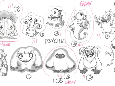 Monster concepts! character design