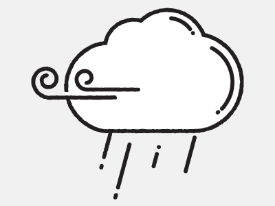 Weather Icons [GIF] animated cloud gif icons lightning rain simple sun weather wind