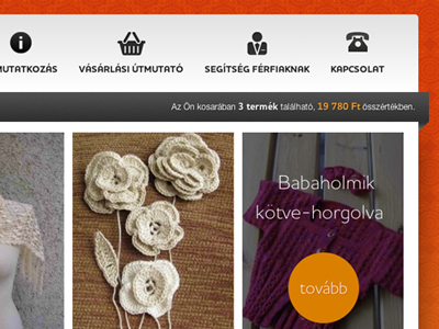 Trendition #2 brown e commerce orange products webshop