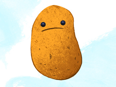 Neat food illustration potato