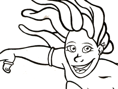 Illustration on the way! character draft draw illustration