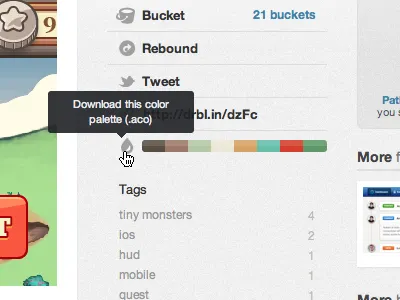 Download this color palette aco adobe color dribbble palette