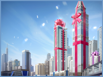 Illustration for calendar a4 building calendar city illustration photoshop print retouch