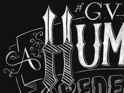 Humble Lettering chalk lettering