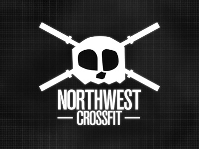 Logo Concept Wip concept crossfit development skull wip