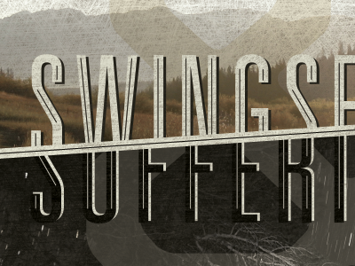 swingsets design print typography