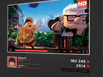 Yoyo graphic player student toulouse ui up video web webdesign