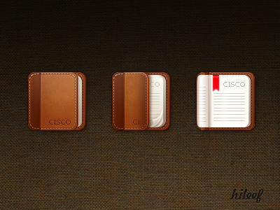 Notepad Icon app book icon iphone leef