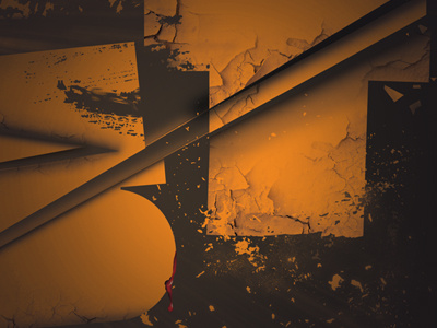 Poster WIP - detail blood church design fragments poster textures