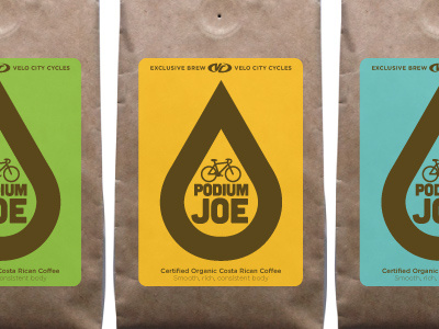 joe bike coffee color cubano design label design lost type co op