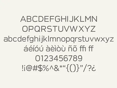 Progress on MD Ground font design typography