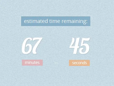 Countdown countdown minutes seconds time