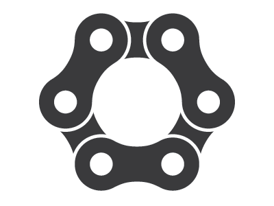 chain bike chain chaka link logo