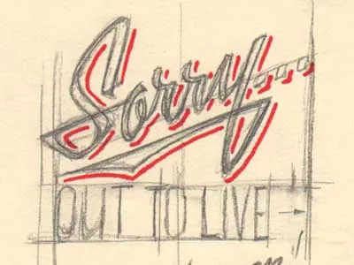 Out to Live Original Concept Sketch out to live sketch