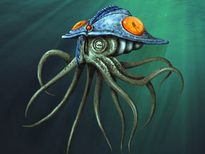 Tentacruel creature illustration photoshop pokemon tentacruel