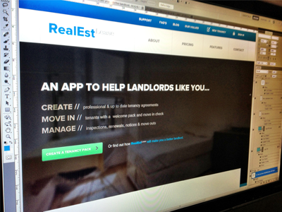 Change of direction ui web website
