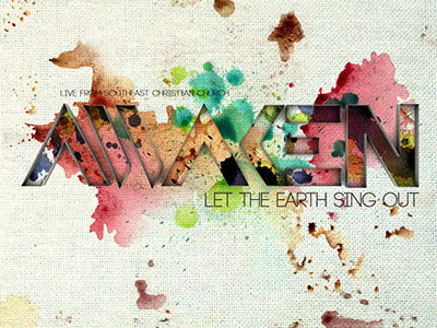 Awaken Let The Earth Sing Out 3d cd cover paint
