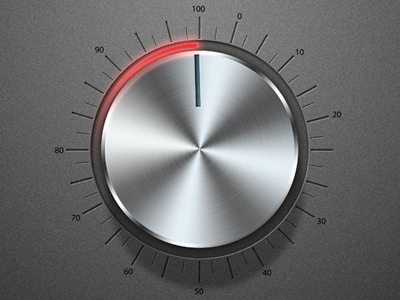 Knob design grey interface knob photoshop ui volume