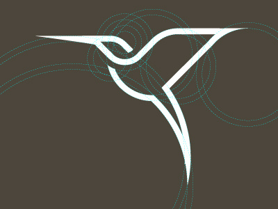 Hummingbird hummingbird logo ratio symbol