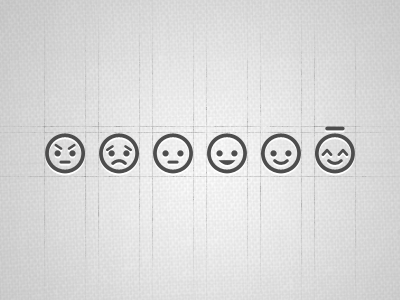 Stones Emotion Icons app application depressed design face gui happy icon icons interface ios iphone mobile sad smile ui ux