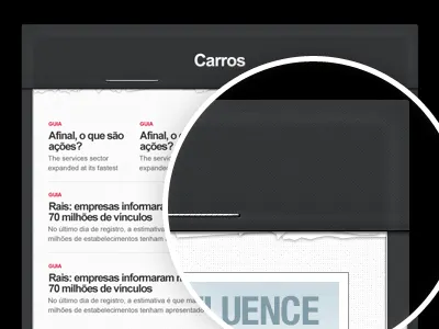 Newsletter dark interface letter newsletter paper pattern texture torn ui