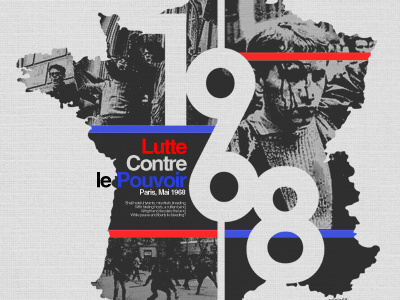 Paris68 1968 france origin68 paris typography