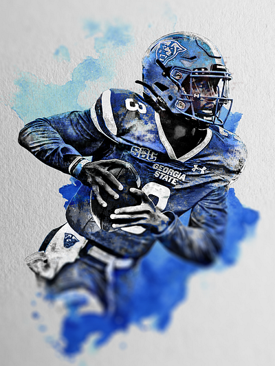 Edit Testing branding edits football georgia state graphic design sports techniques tests