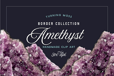 Amethyst Borders - Gemstone Edges amethyst borders amethyst clipart amethyst corner border amethyst gemstone amethyst photo corner border corner elements gemstone borders natural edge photographic clipart purple border realistic gemstone seamless border seamless gemstone stone clipart