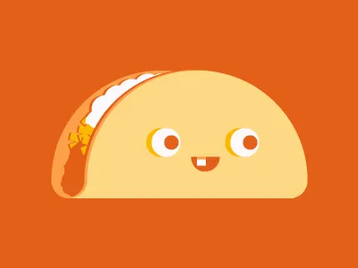 Taco Tom cheese creepy food mexican orange sour cream taco