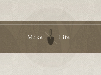 Gardening Site Headline callout gardening headline icon leaves nature texture