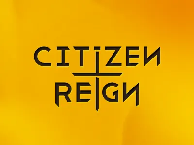 Citizen Reign logo branding logo