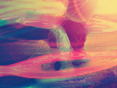 Tampa Advertisement Artwork advertisement color golfing sunset tampa