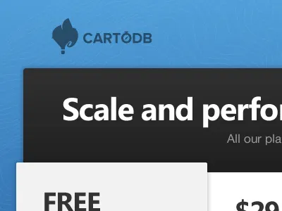Launch new cartodb website cartodb commercial pricing website