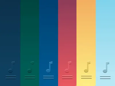 The invisible icon affordance blue green icon pink yellow