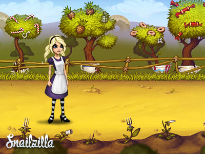 Alice in Underland art game ios