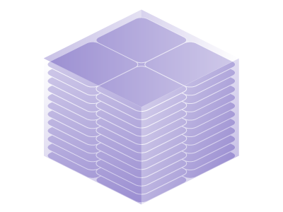 Server Block blocks cloud cube hosting icon isometric server storage web