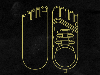 vibram black five fingers five fingers fivefingers geometric lines texture toe shoe toe shoe vibram yellow