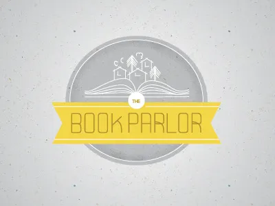 Book Parlor final book house identity line logo spokane typography